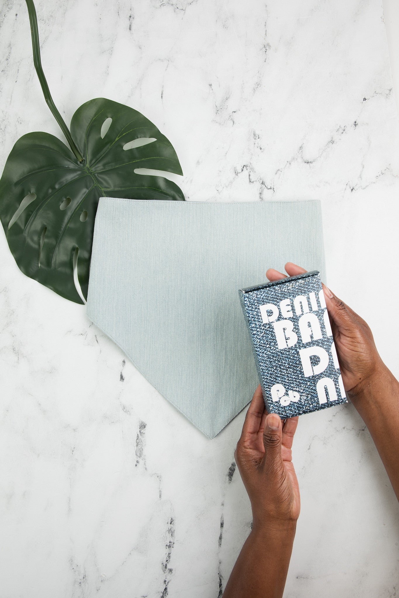 Denim Triangle Bandana