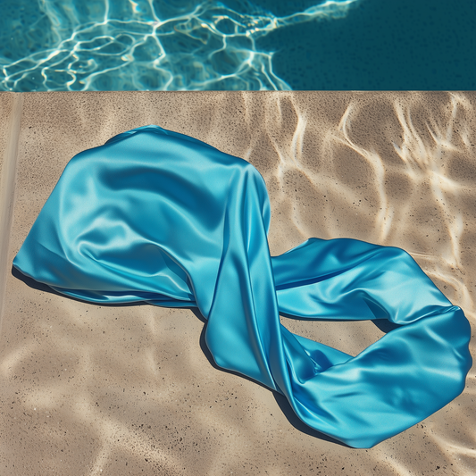 Swim Cap Turban - Wave