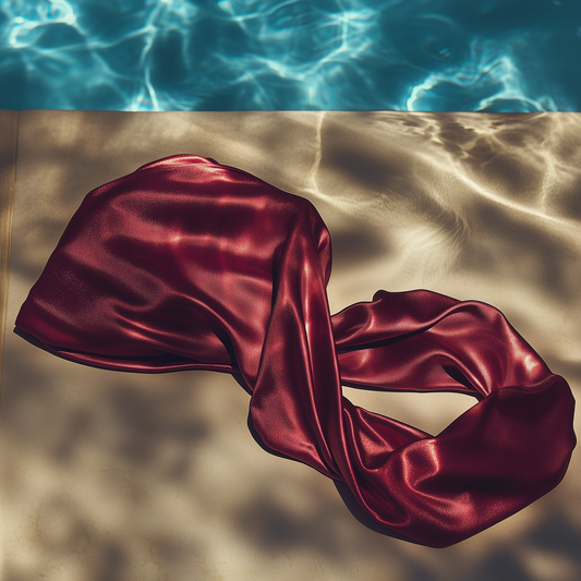 Swim Cap Turban - Merlot