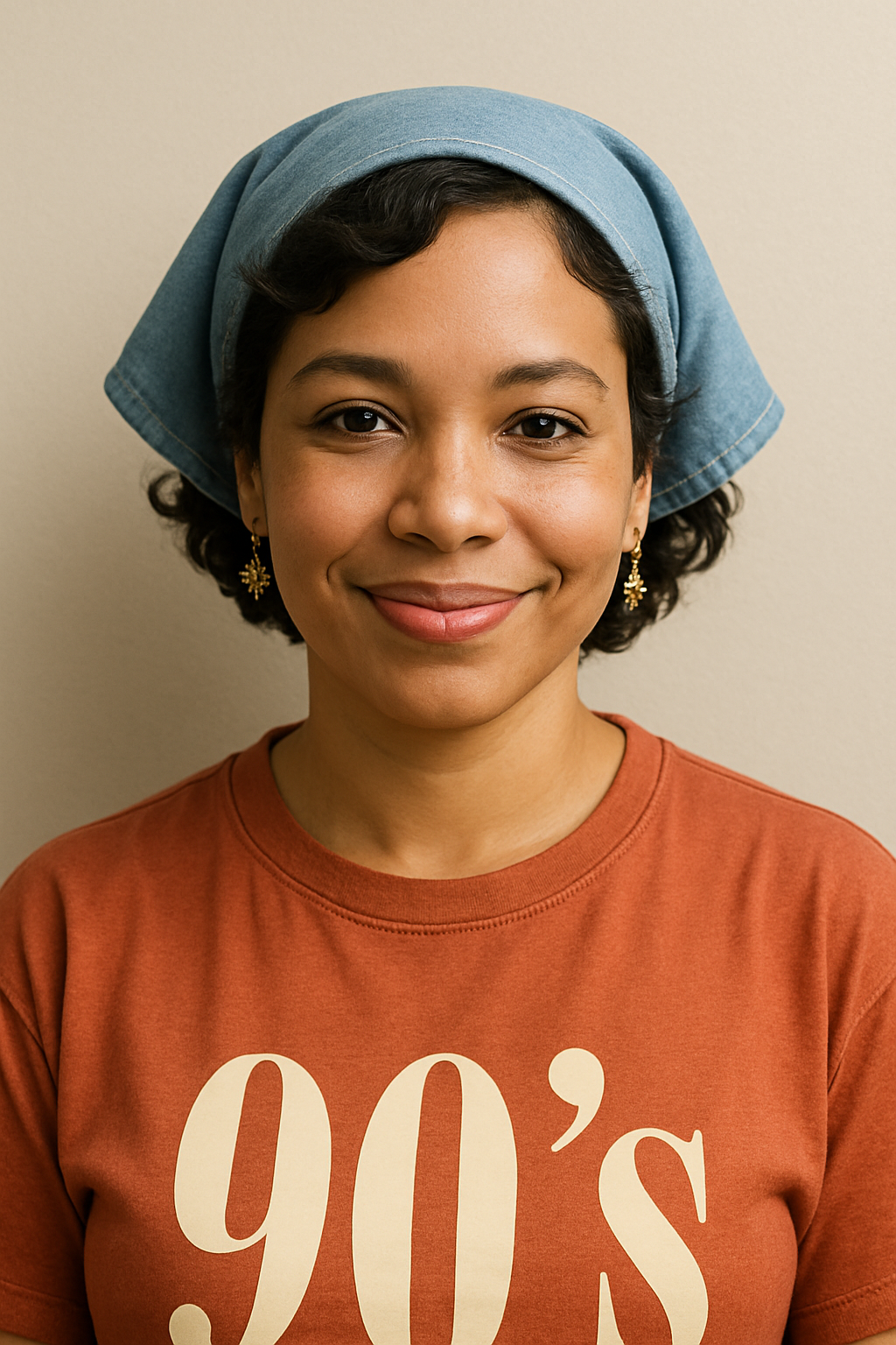Denim Triangle Bandana