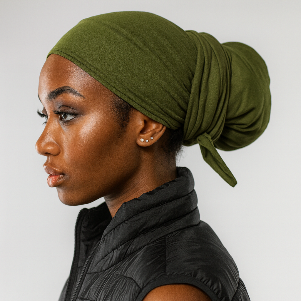 Active Full Coverage Head wrap - Olive