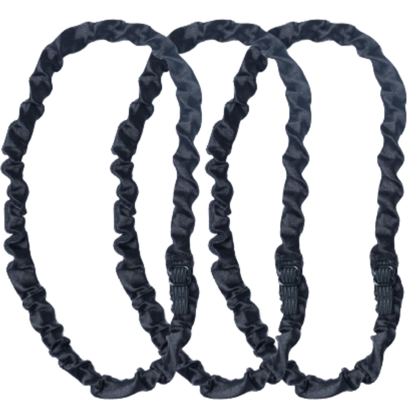 Satin Adjustable Hair Band (Set of 3)