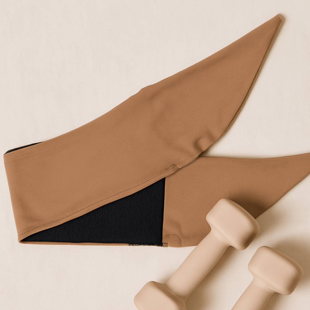 Active Tie Headband - Taupe