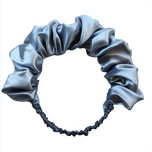 Satin Crown Headband - Slate